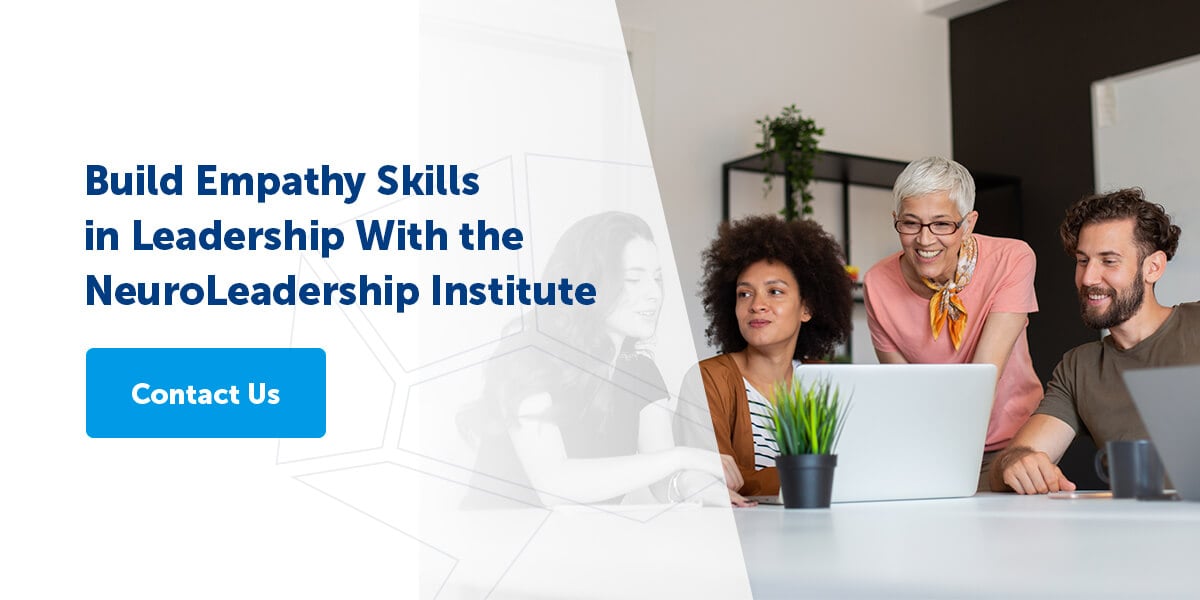 Build empathy skills in leadership with the NeuroLeadership Institute