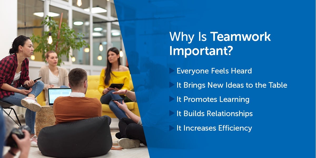why is teamwork important in the workplace? 2